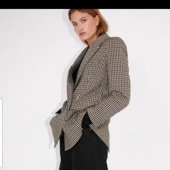 Zara Jackets & Blazers - ZARA Plaid Blazer